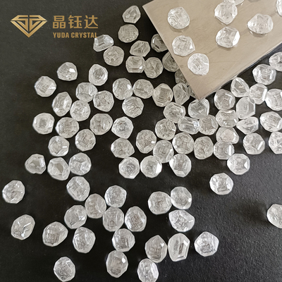 Lab Grown Diamond 3-4 กะรัต สีขาวหยาบ HPHT เพชรสังเคราะห์