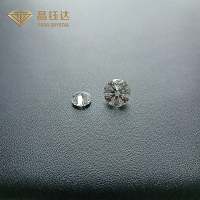 1.0ct 2.0ct 3.0ct Round Brilliant Cut Loose Lab Grown Diamonds HPHT CVD สำหรับแหวน