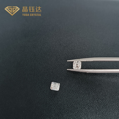 สีขาว Fancy Cut Lab Diamonds เบาะรองนั่งเหลี่ยม Brilliant For Ring