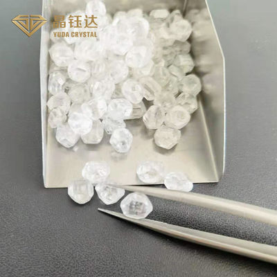 Round HPHT Lab Grown Diamonds LGD Uncut Lab สร้างเพชรสำหรับทำเครื่องประดับ