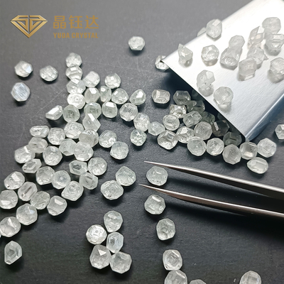 4-5 กะรัต Round HPHT Uncut Raw Diamonds DEF Color VVS VS SI Purity For Loose Diamonds