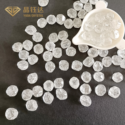 เครื่องประดับ DEF Round HPHT Uncut Lab Grown Diamonds VVS VS SI Clarity 3-10 Carat