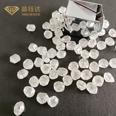 Raw Uncut Lab Grown Diamonds ที่ปลูก 4carat HPHT Rough Diamonds สำหรับโปแลนด์