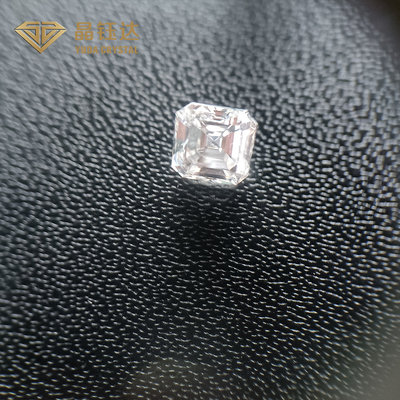 1.01Ct Asscher Cut Lab Grown Diamond D Color VS VVS ความชัดเจน IGI Certified HPHT