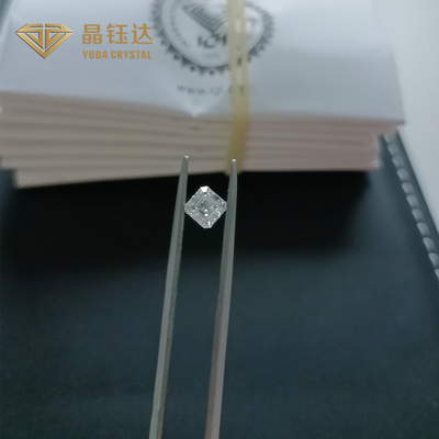 กลมสี่เหลี่ยม 5mm ถึง 8mm HPHT เพชรสังเคราะห์ 8.0ct 8.99ct สําหรับการตัดที่ดี