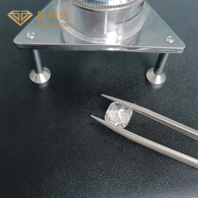 11.0ct 12.0ct 13.0ct 14.0ct HPHT ทองเหลืองที่เพาะขึ้นมาในห้องปฏิบัติการ ขนาดใหญ่ DEF สี