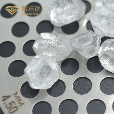 สี่เหลี่ยม DEF สี VS ความใส 3-16ct HPHT เพชรหินทอง