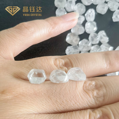 สี่เหลี่ยม DEF สี VS ความใส 3-16ct HPHT เพชรหินทอง