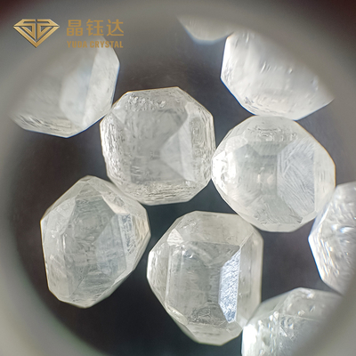 สี่เหลี่ยม DEF แดงสีเพชร HPHT Lab สร้างเพชรลอย 10 Ct