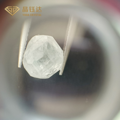 สี่เหลี่ยม DEF แดงสีเพชร HPHT Lab สร้างเพชรลอย 10 Ct