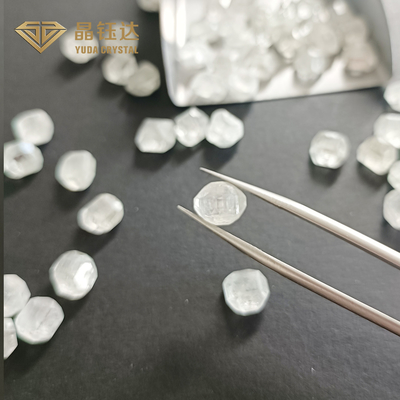 สี่เหลี่ยม DEF แดงสีเพชร HPHT Lab สร้างเพชรลอย 10 Ct
