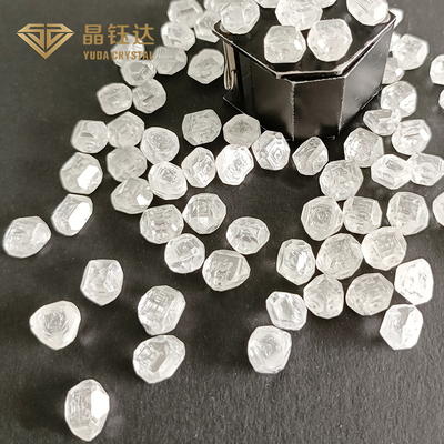6.0Ct Up หุ่นยนต์ที่สร้างขึ้นในห้องปฏิบัติการ สี่เหลี่ยม EFG สี HPHT หุ่นยนต์หิน