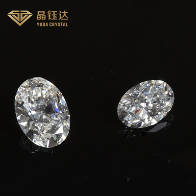 1.0 ถึง 2.0ct HPHT Gia Diamond Lab ขาวโตทรงโอวาล ลดลด