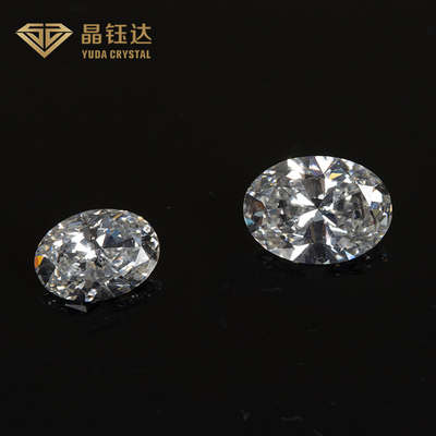 1.0 ถึง 2.0ct HPHT Gia Diamond Lab ขาวโตทรงโอวาล ลดลด